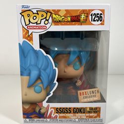 Funko SSGSS Goku Kaio-Ken Times Twenty 1256 DragonBall Glow in the Dark Box Lunch Exclusive