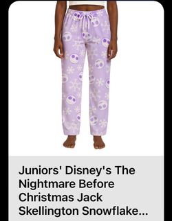 Juniors' Disney's The Nightmare Before Christmas Jack pjs pants  New