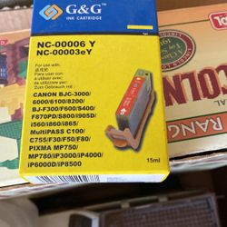 Unopened Yellow Ink cartridge NC-00006