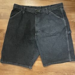 Wrangler Black Carpenter Jean Shorts