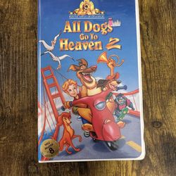 🎬 All Dogs Go to Heaven 2 VHS - Classic Family Fun! 🐾
