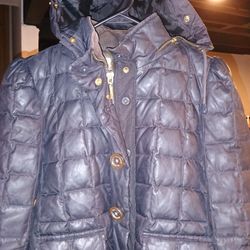 Brown Juicy Couture Puffer Jacket 