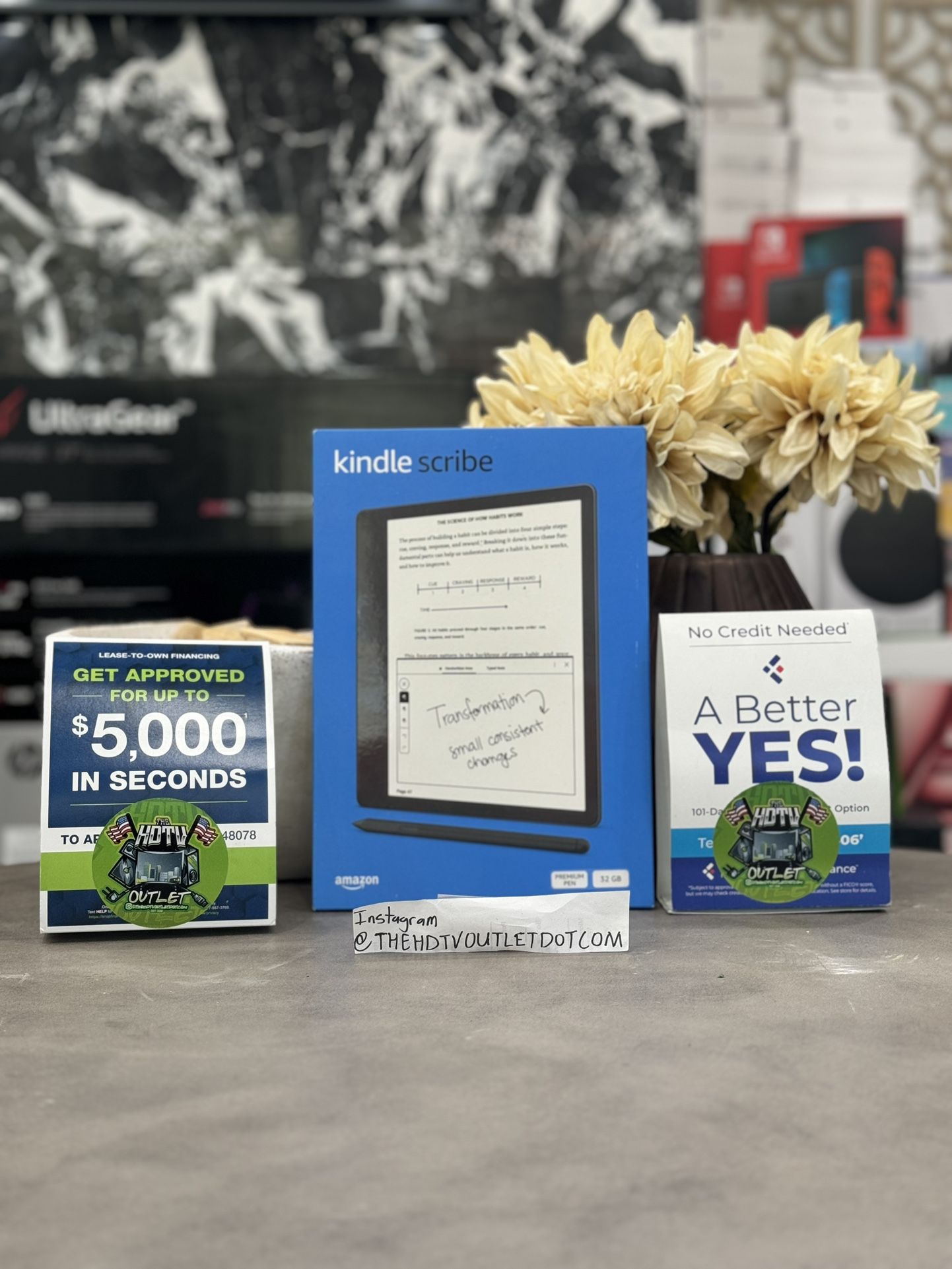 10.2” Amazon Kindle Scribe Digital Notebook 32GB Premium Pen