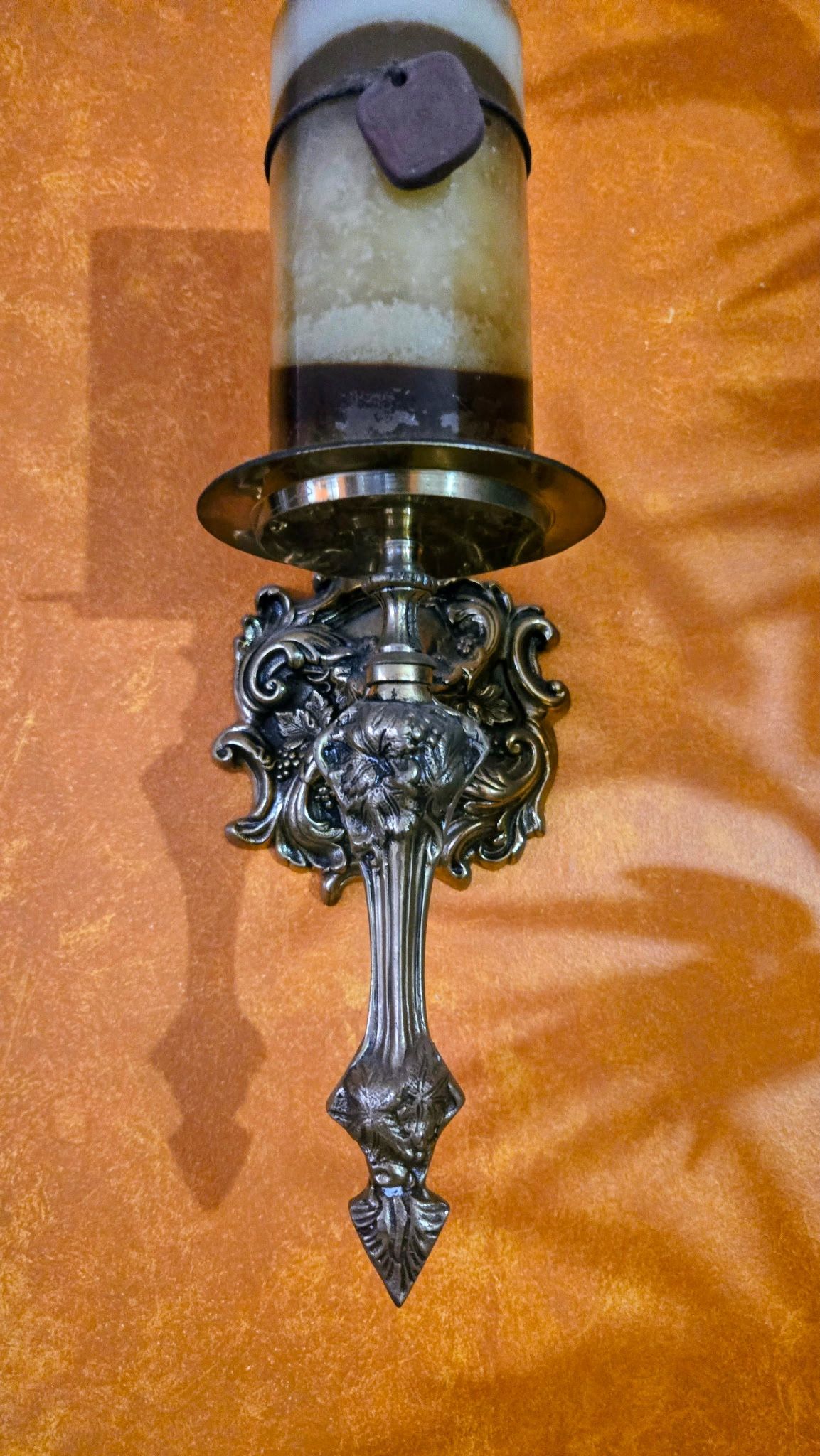 Pure Gold Iron Candle Holders