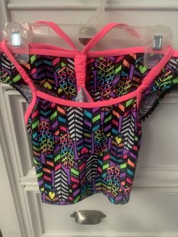 Girls Bathing Suit Says Size Lg