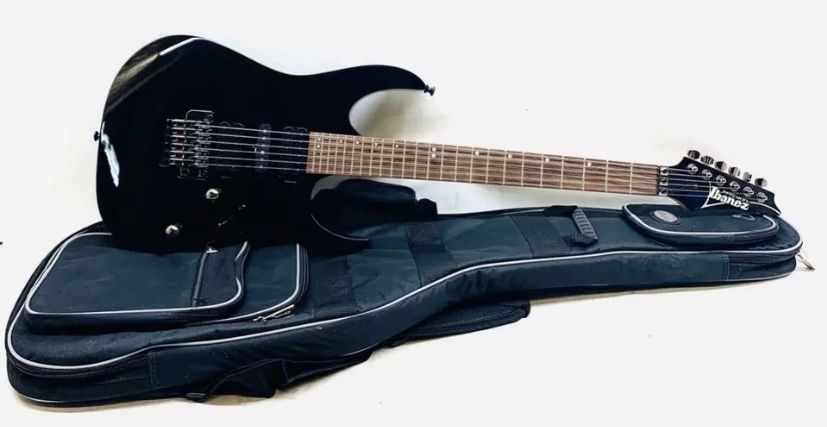 Ibanez Black Electric Guitar