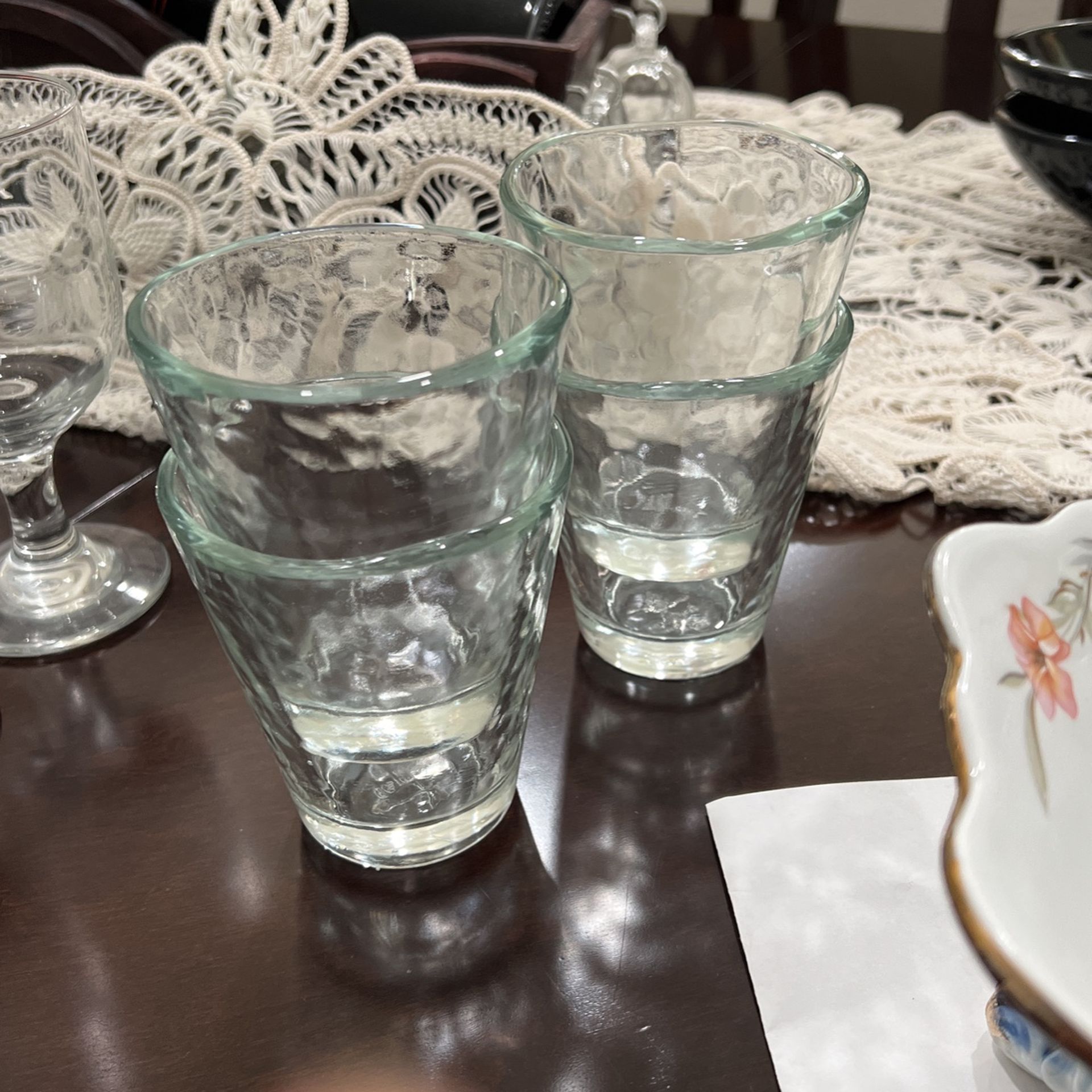4 Lowball Glasses, Very Nice! Excellent Condition!