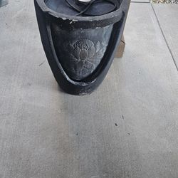 Water Fountain & Firepit