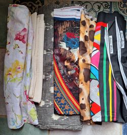 Fabric lot in different sizes an colors  Arl 76016