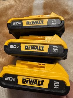 Dewalt 20V Max 2AH Batteries