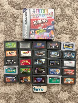 Nintendo gameboy advance games 15 each