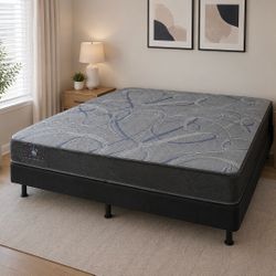 Memory Foam King Size Mattress 11” Thick Premium Comfort Factory Fresh & Sealed in Plastic Same Day Delivery.