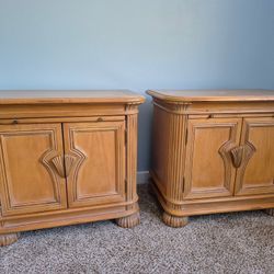 Pair Of Vintage Nightstands By Bernhardt For $200