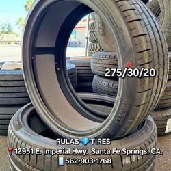 275/30/20 PIRELLI PZERO PZ4 •Brand new tires / Llantas nuevas ¤ DM 📞 for a Quote. 