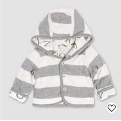 Burt's Bees Baby Bee Reversible Organic  Jacket 