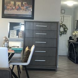 Rachel Ray Olive Grey Chester Dresser 