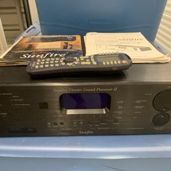 Sunfire Grand Theater Processor 2 W/ Remote And Manual  
