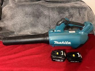 Makita XBU03 18V LXT Brushless Cordless Leaf Blower – 2 Batteries Included