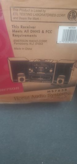 Retro, Emerson model MS 7638  nostalgic Home Audio System circa late 1990s