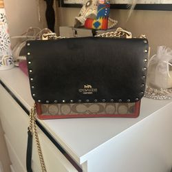 Coach Signature Chain Crossbody 