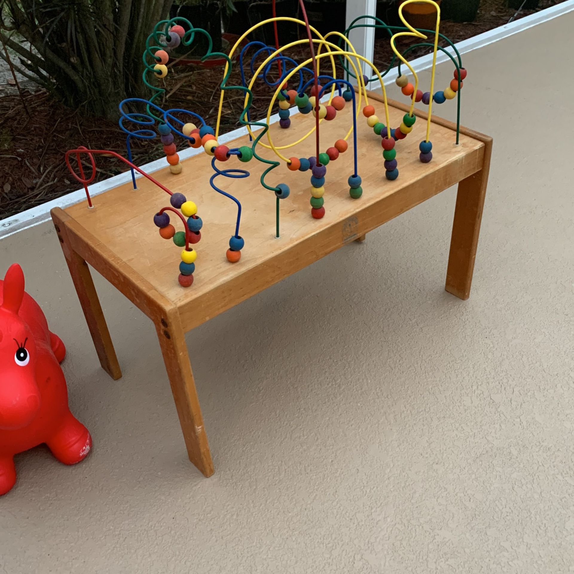 Toddler Bead Table 