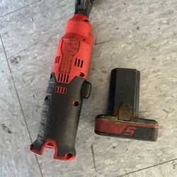 Snap On 1/4 Ratchet With Battery Sold As Is