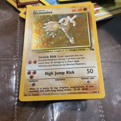 Hitmonlee 7/62 Fossil Set Holo Rare