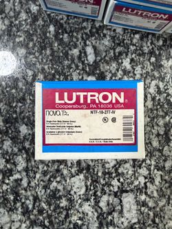 Lutron Nova T NTF-10-277-IV Single-Pole Slide Dimmer