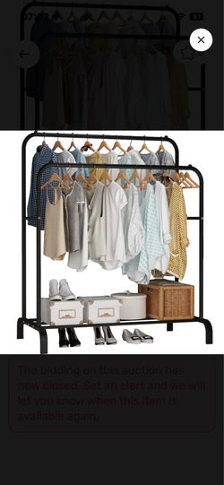 NEW Heavy-Duty Clothing Rack – Set of 2