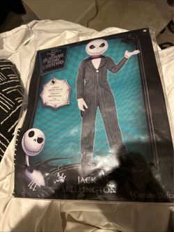 Jack Skellington Halloween Costume Child Medium 8-10