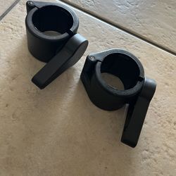 1 Pair Of Barbell Olympic Clamps Dumbbell Collar Clips Quick Release