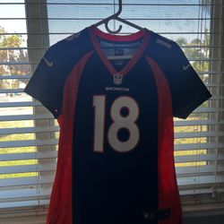 Denver Bronco Manning Women Jersey #18 