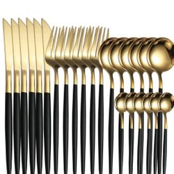 Brand New 24 PCs Stainless Steel Cutlery Set 