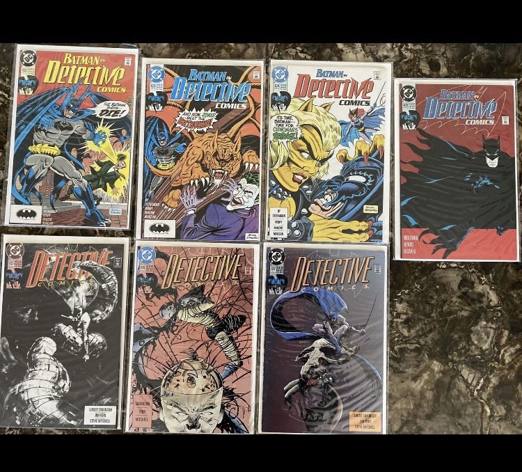 Batman Detective Comics Lot • 7 Comics • Issues 622-625,635-637