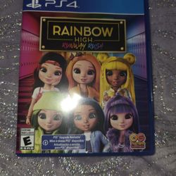 Rainbow high PS4 game