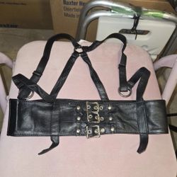 Brand New Women's Leather Corset Belt Size Small