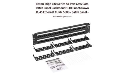 48 Port Patch Panel Rackmount New In Box