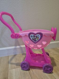Disney Junior Minnie Mouse Bowtique Pink Shopping Cart