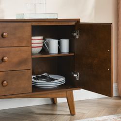Brand New Sealed 47.3" Mid Century Modern Sideboard Buffet Cabinet