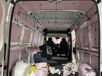Reflective van insulation