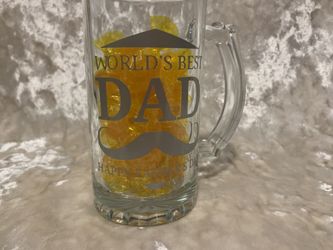 Custom dad beer mug