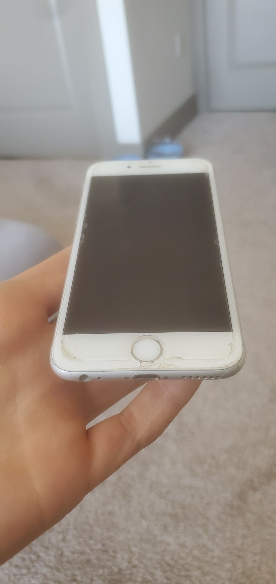 Iphone 6 for $110. No carrier and is unlocked Tiny cracks on bottom w slight scratches on front screen. Phone performs just fine though.