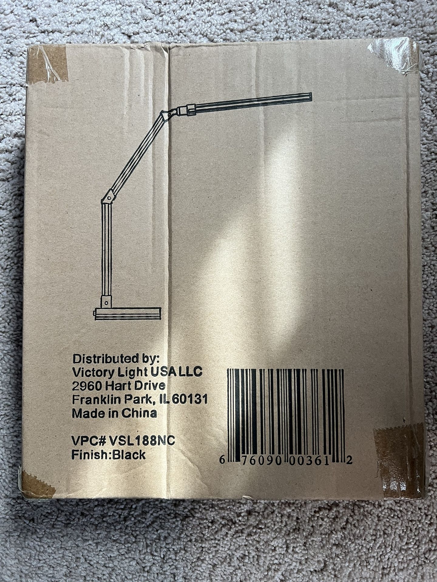 V-Light LED Desk Lamp (Black)