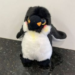 Wild Republic Plush Penguin  Black and White 7&quot; Stuffed Animal Toy 2012 