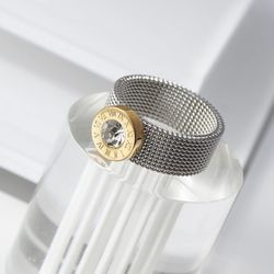 LUXURY RING, HEART SIZE - 8