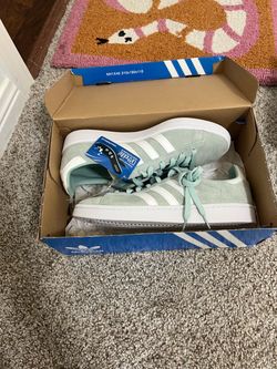 Adidas Campus Sneakers Mint Green Suede
