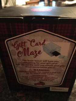 Gift Card Maze
