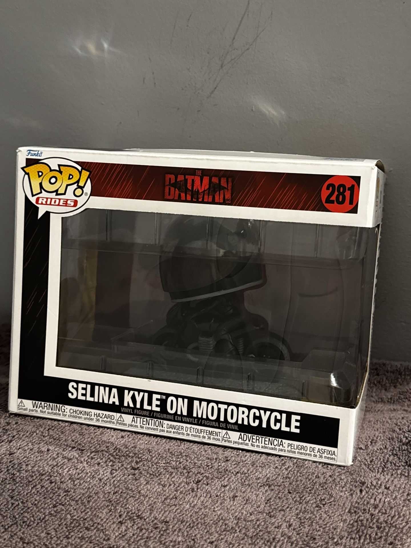 Selina Kyle On Motorcycle Funko Pop