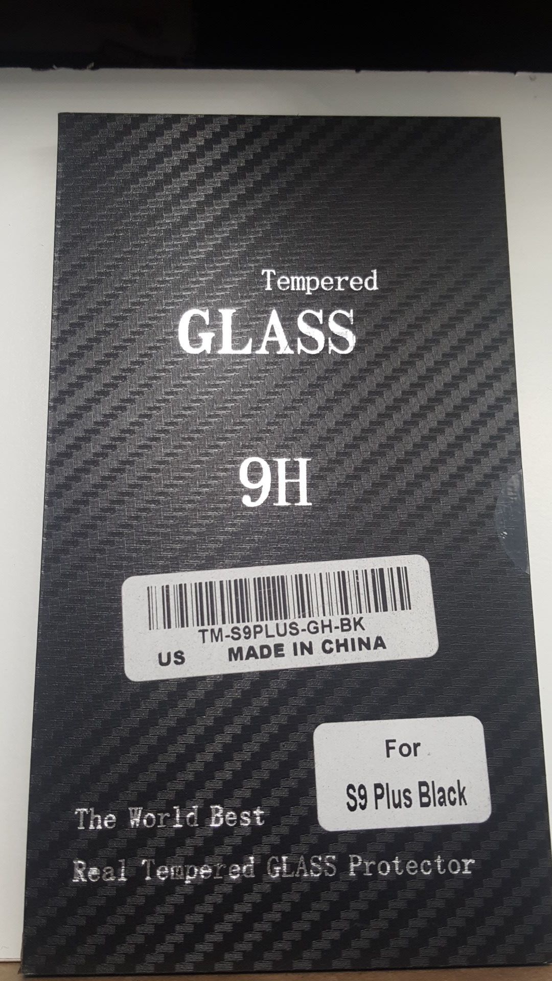 Tempered glass for samsung galaxy s9+ plus full cover 6firm shiping only
