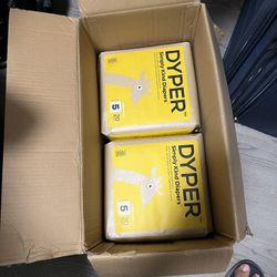 Unused Diapers Size 5 Dyper Brand